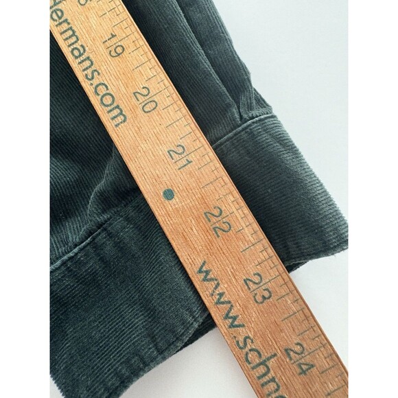 Quacker Factory Candy Corn Shirt 1X Green Corduroy Rhinestones Halloween Vtg ** - Picture 16 of 16